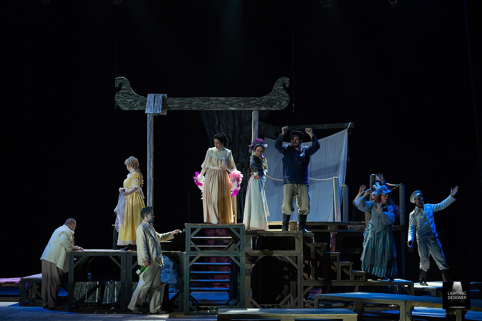 Вишневый Сад. Чехов. Погодина. Художник по свету на спектакль Алексей Мелентьев. ETC, MA2, MA3