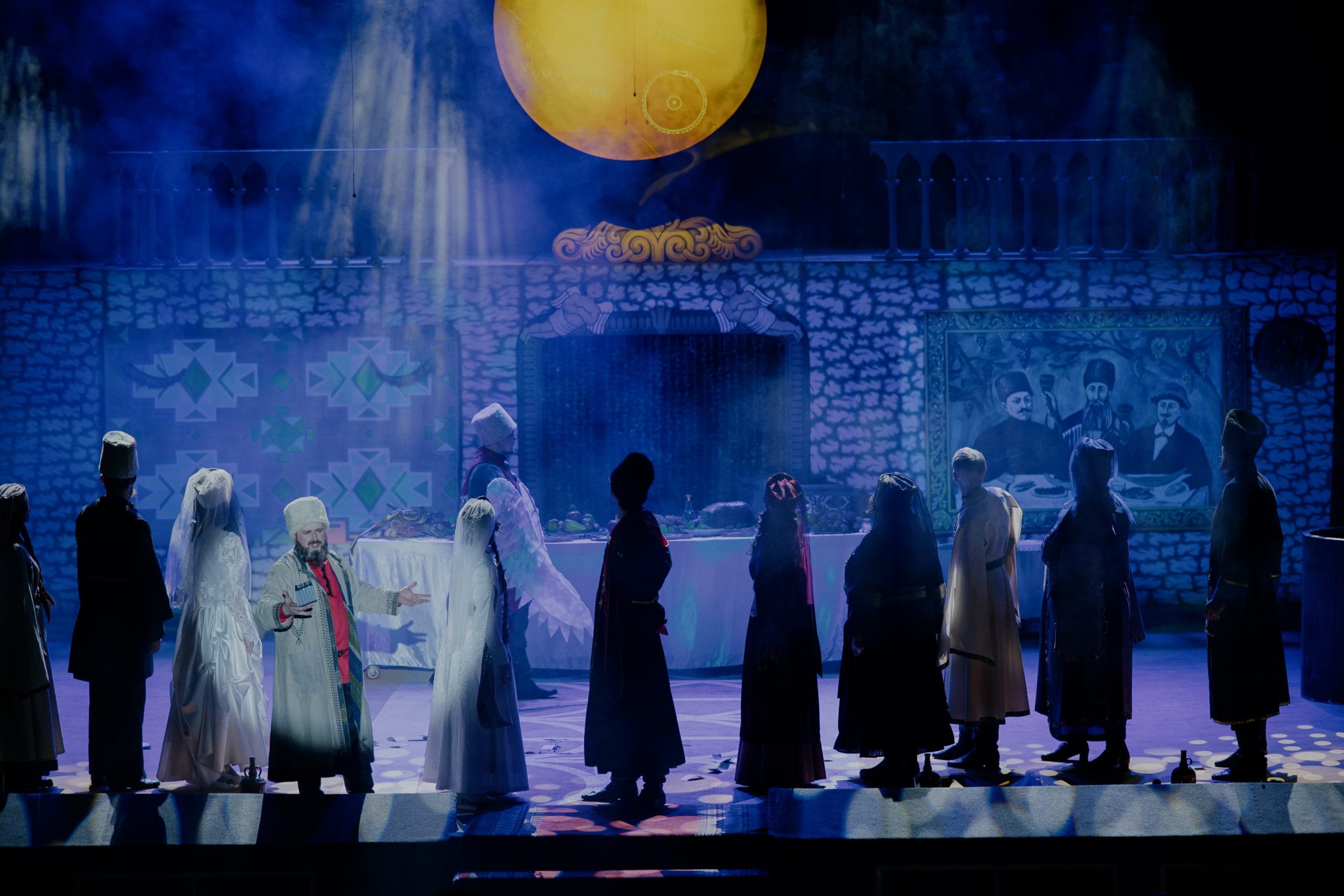 Ханума. Авксентия Цагарели. Погодина. Художник по свету на спектакль Алексей Мелентьев. ETC, MA2, MA3