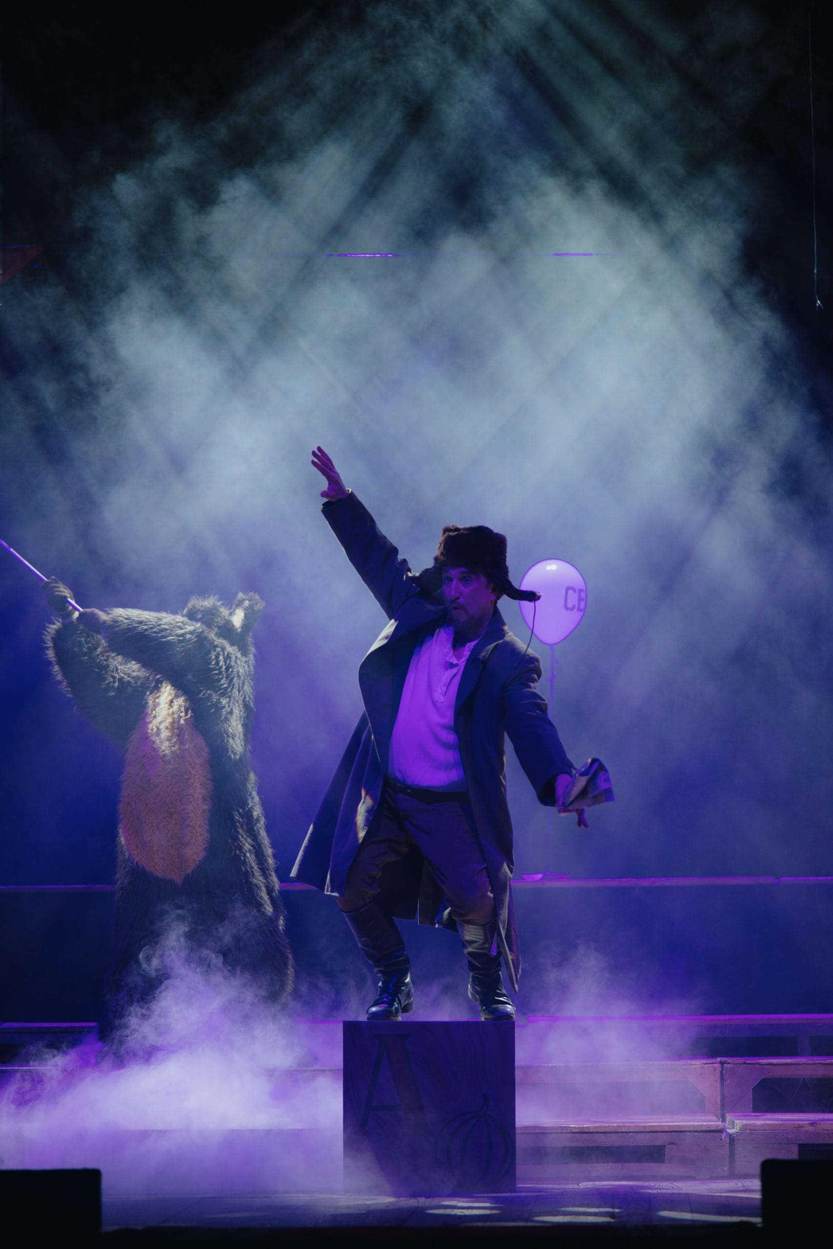 Телеграмма. Чук и Гек. Погодина. Художник по свету на спектакль Алексей Мелентьев. ETC, MA2, MA3, Петропавловск