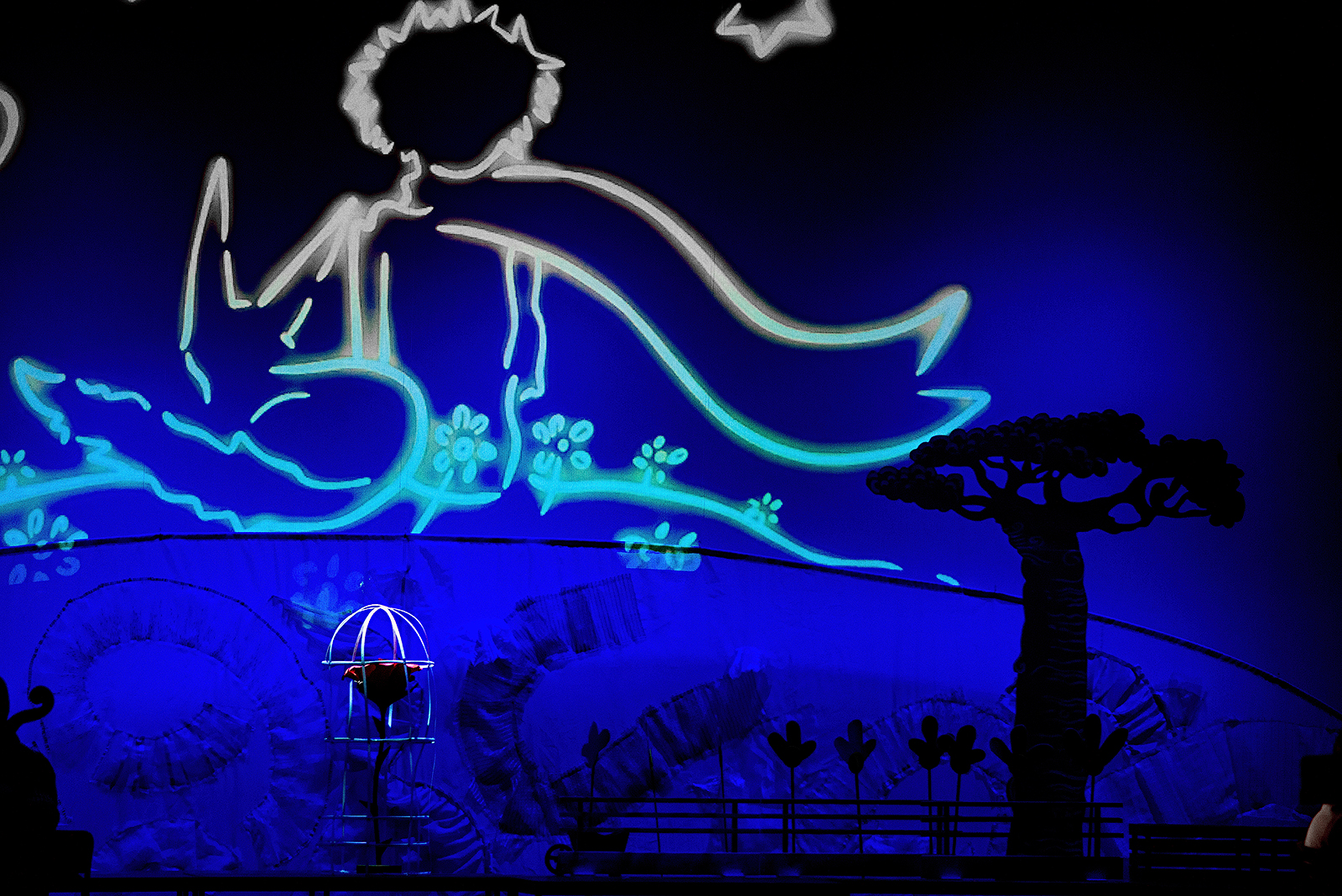 Спектакль "Маленький принц". Художник по свету Алексей Мелентьев. ETC ION